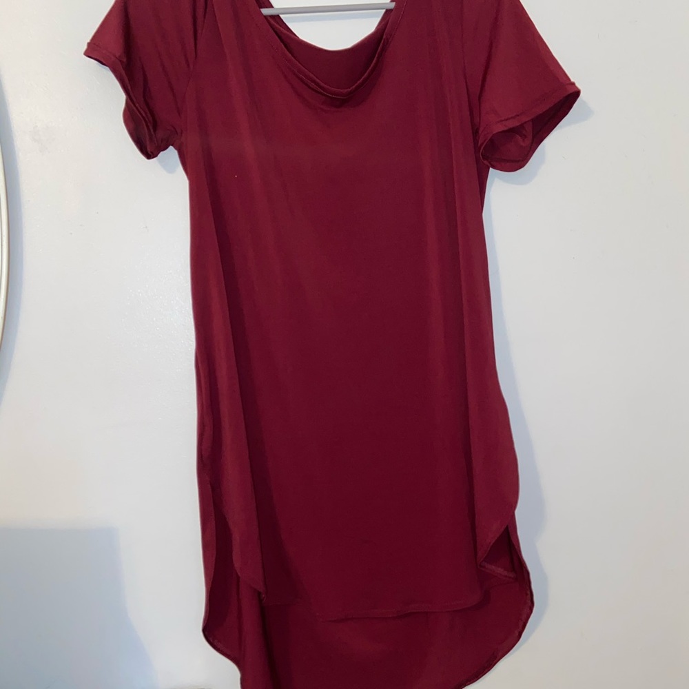 high low t-shirt dress🤍